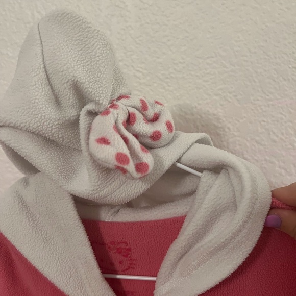 Hello Kitty Pink Onesie Pajamas Medium - Picture 6 of 8